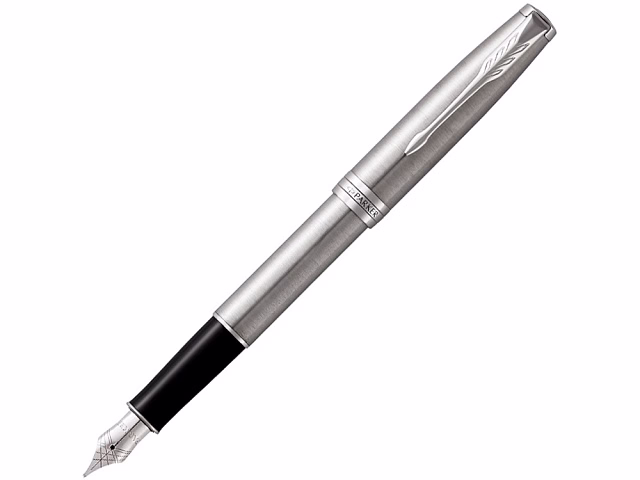 Перьевая ручка Parker Sonnet , Stainless Steel CT, перо: F, цвет чернил: black, в подарочной упаковке Перьевая ручка Parker Sonnet , Stainless Steel CT, перо: F, цвет чернил: black, в подарочной упаковке