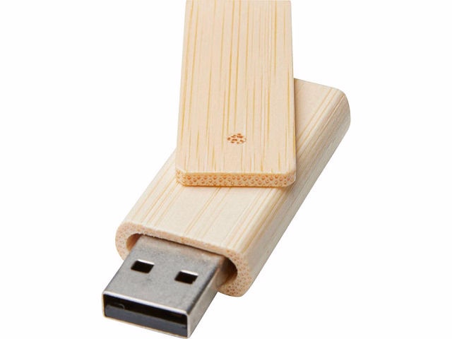Rotate, USB-накопитель объемом 4 ГБ из бамбука, бежевый Rotate, USB-накопитель объемом 4 ГБ из бамбука, бежевый