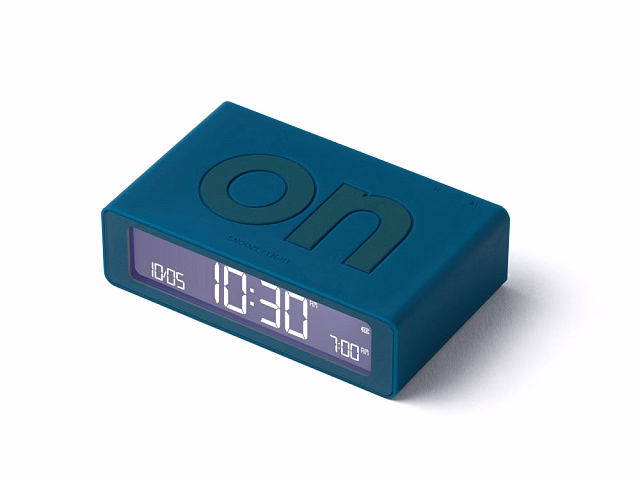 Часы настольные Flip Mini, темно-бирюзовый Часы настольные Flip Mini, темно-бирюзовый