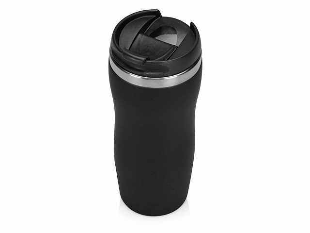 Термокружка Mony Steel 350 мл, soft touch, черный Термокружка Mony Steel 350 мл, soft touch, черный