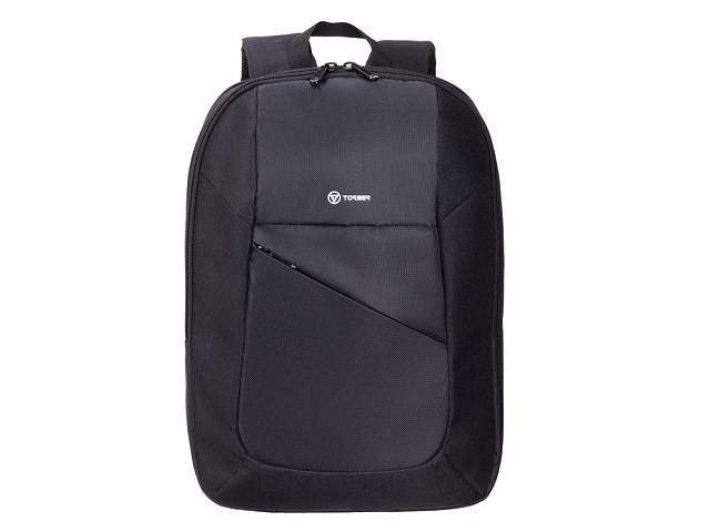 Рюкзак TORBER VECTOR с отделением для ноутбука 15,6'', черный, нейлон, 29 x 8 x 43 см, 10л Рюкзак TORBER VECTOR с отделением для ноутбука 15,6'', черный, нейлон, 29 x 8 x 43 см, 10л