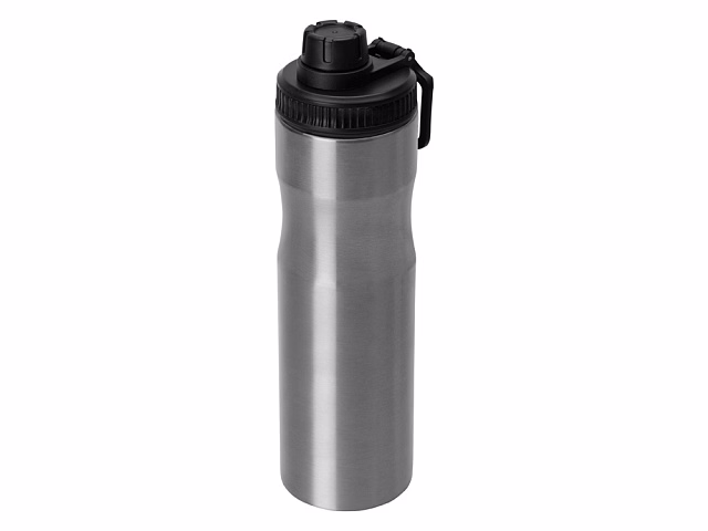 Бутылка для воды Supply Waterline, нерж сталь, 850 мл, серебристый/черный Бутылка для воды Supply Waterline, нерж сталь, 850 мл, серебристый/черный